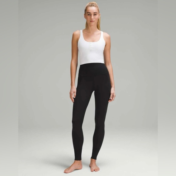 NWT Lululemon Align Super-High-Rise Ribbed-Trim Tight 28" size 0 - Picture 2 of 12